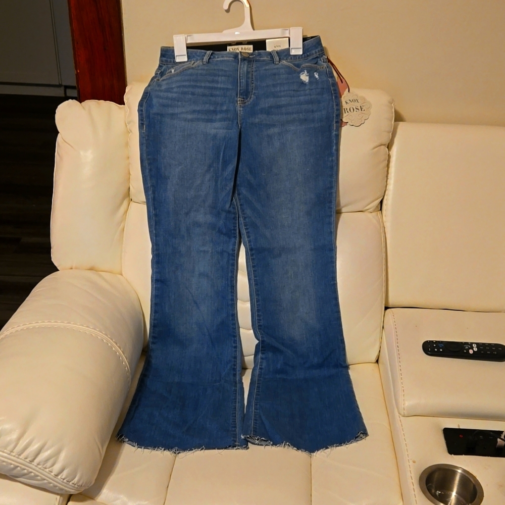 High rise boot cut